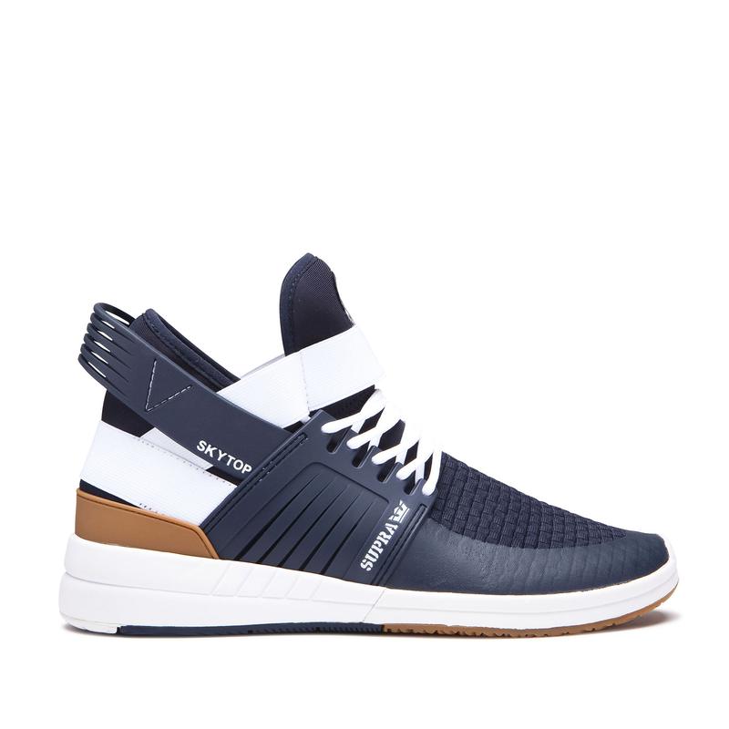 Supra SKYTOP V Sneaker High Damen Navy / Weiß Kaufen YDTOP5480